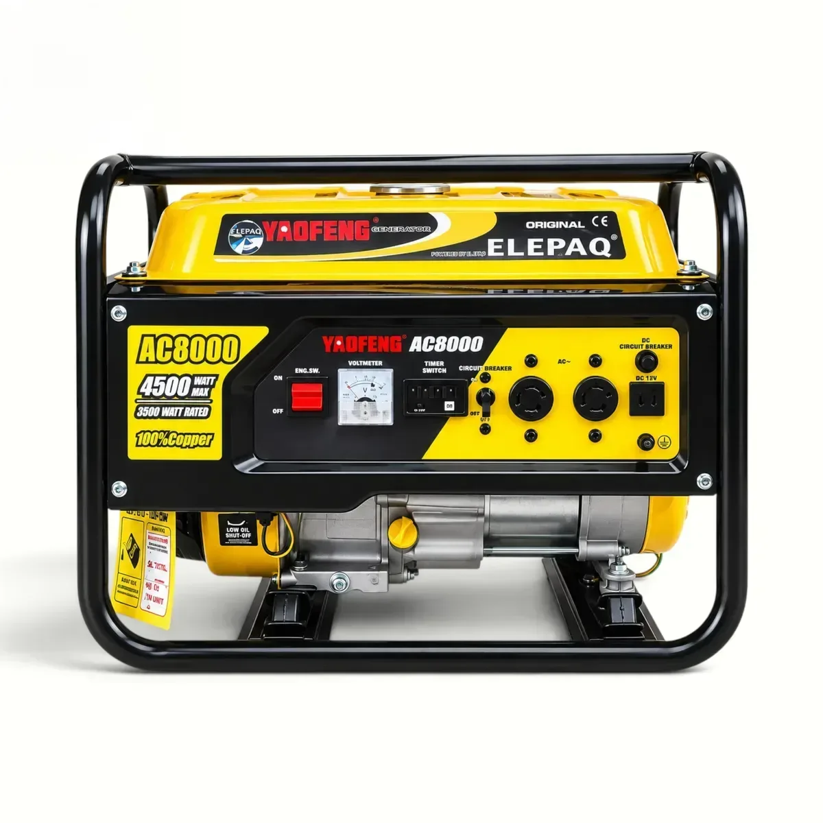 Elepaq AC8000 4.3kVA Petrol Generator (Manual Start)