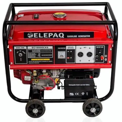 Elepaq EC18000CXS 7.5kVA Petrol Generator (Key Start)