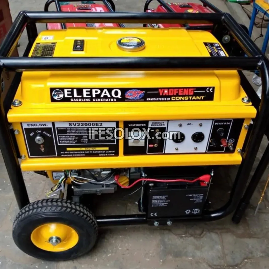 Elepaq SV22000E2 12kVA Petrol Generator (Key Start)