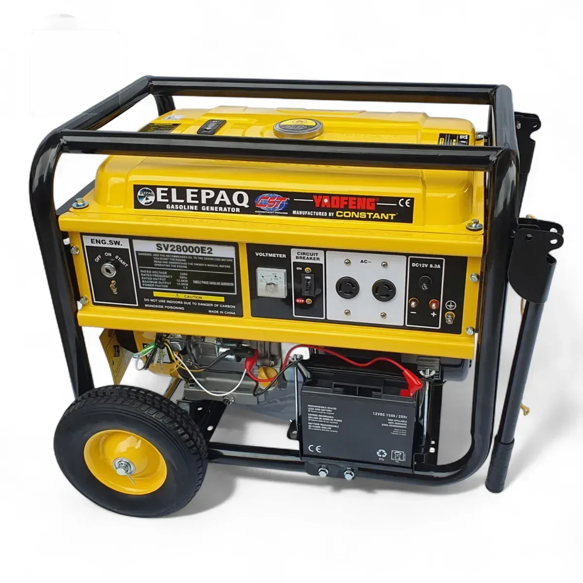 Elepaq SV28000E2 15kVA Petrol Generator (Key Start)