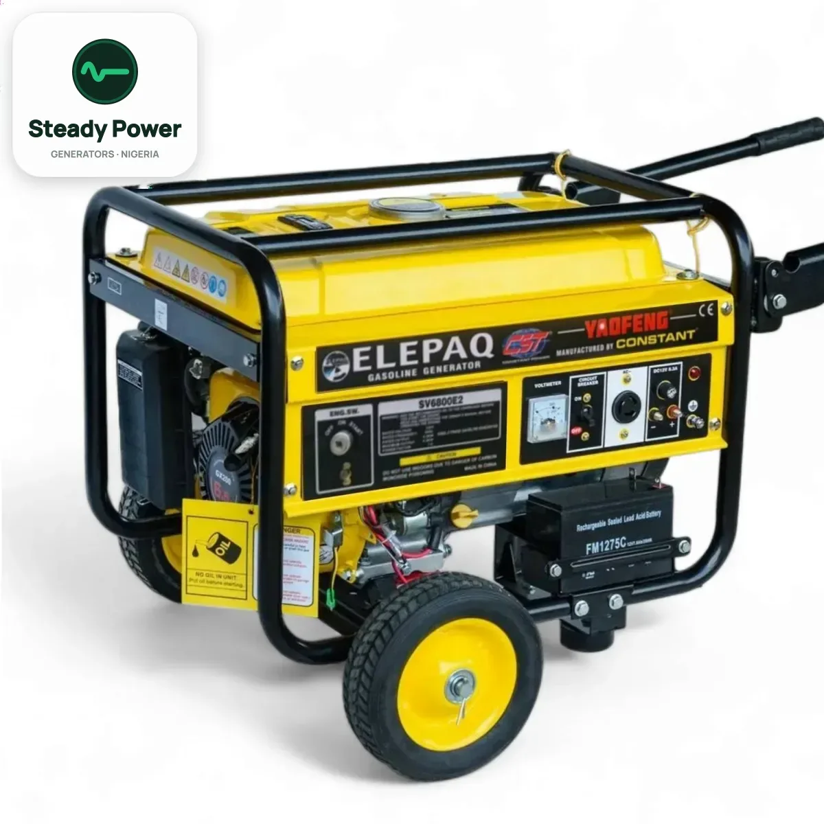 Elepaq SV6800E2 4.5kVA Petrol Generator (Remote Start)