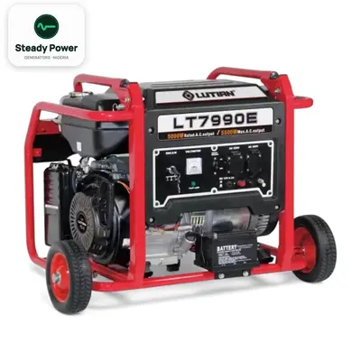 Lutian LT7990E 6.2kVA Petrol Generator (Key Start)