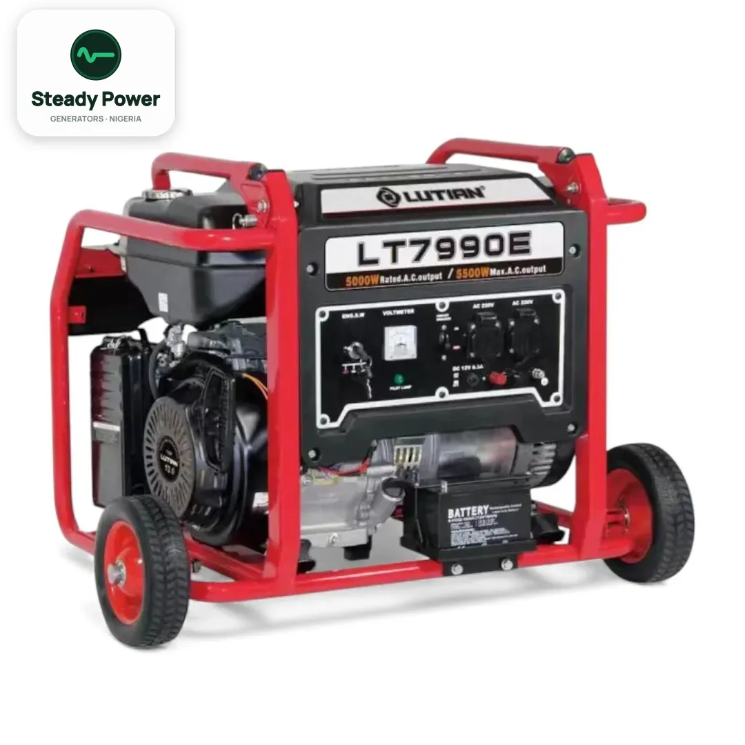 Lutian LT7990E 6.2kVA Petrol Generator (Key Start)