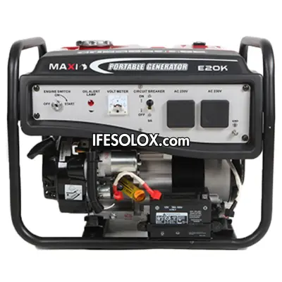 Maxi E20K 2.5kVA Petrol Generator (Key Start)