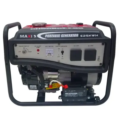 Maxi EK25 3.1kVA Petrol Generator (Key Start)