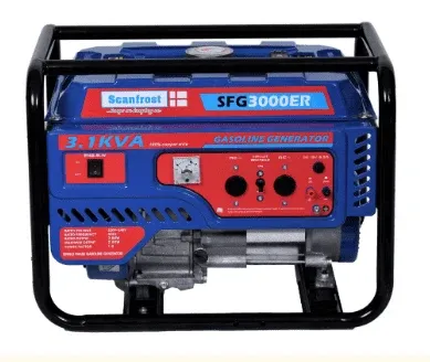 Scanfrost SFG3100 3.1kVA Petrol Generator (Manual Start)