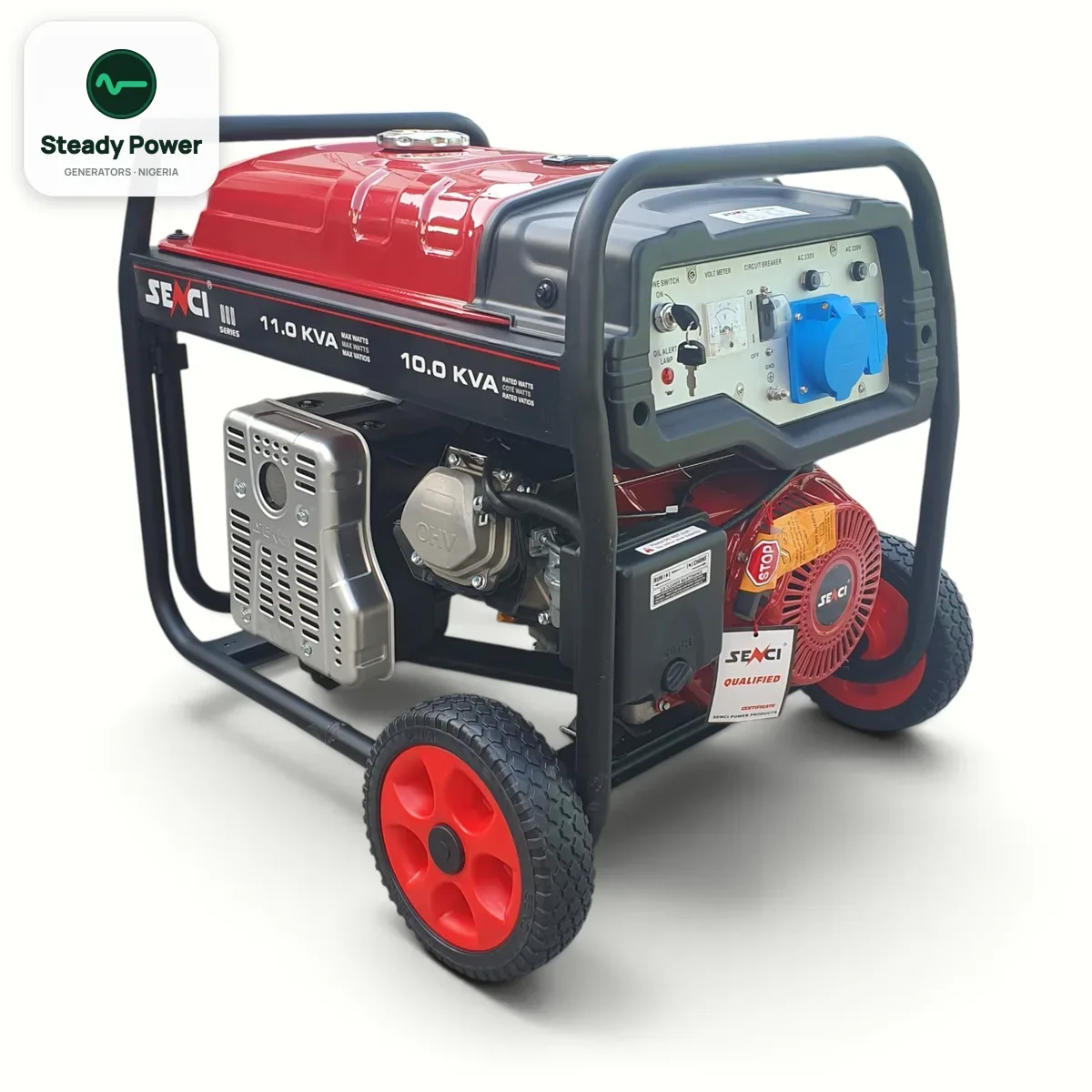 Senci SC17000E 10kVA Petrol Generator (Key Start)