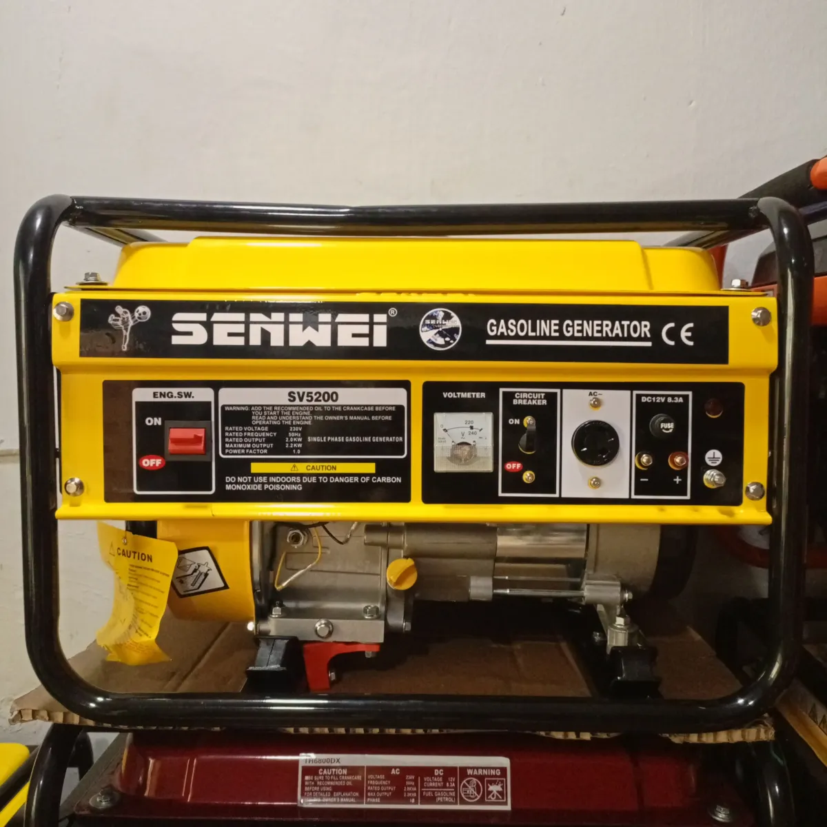Senwei SV5200 2.2kVA Petrol Generator (Manual Start)