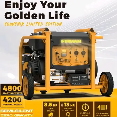 Sumec Firman EG20 4kVA Petrol Generator (Remote Start)