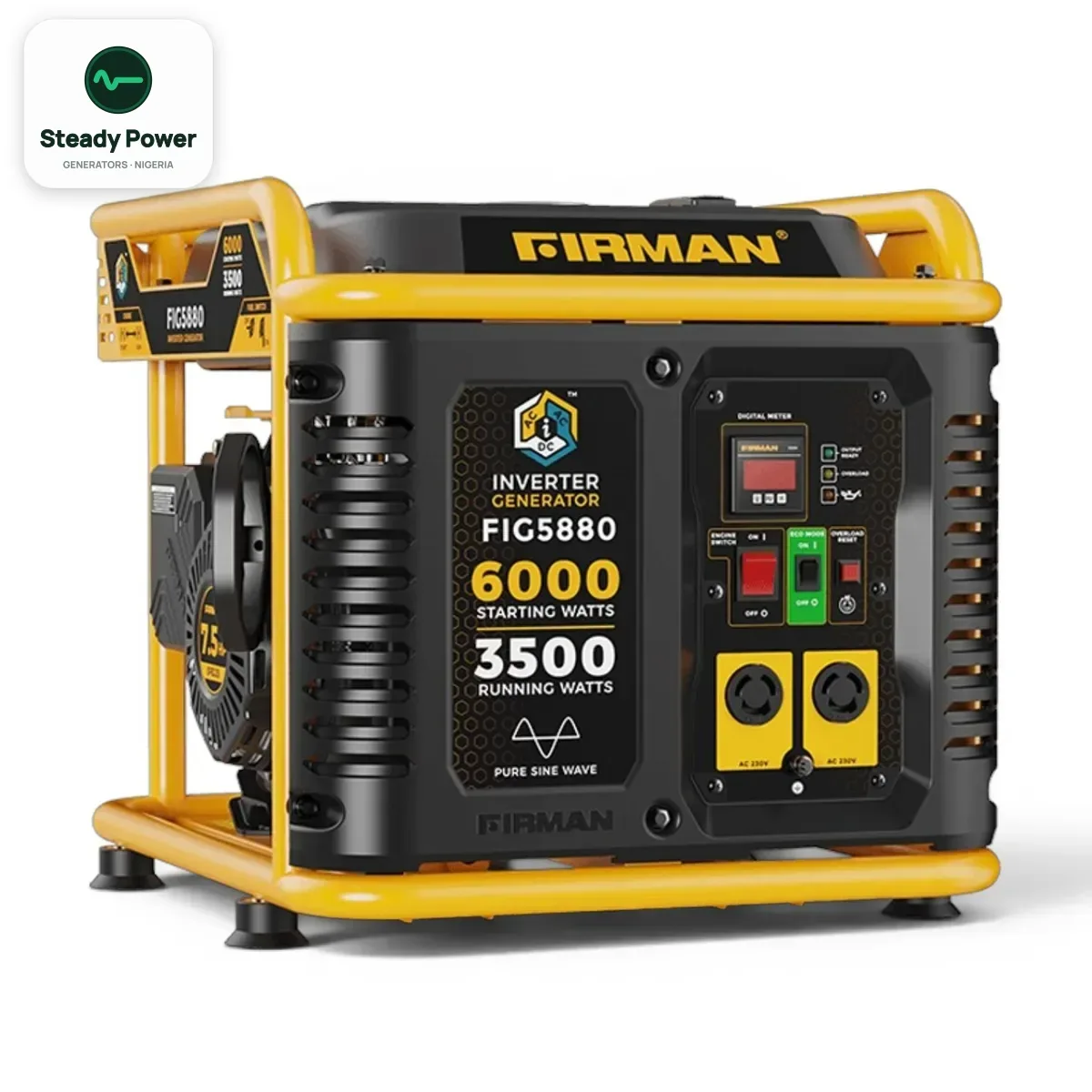 Sumec Firman FIG5880 4.3kVA Petrol Inverter Generator (Manual Start)