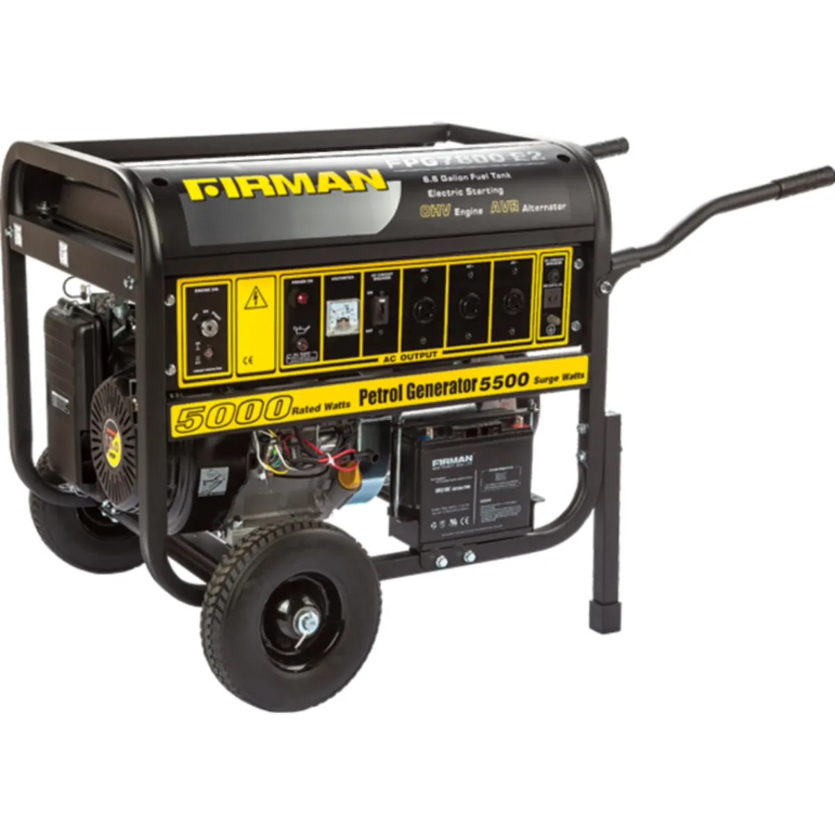Sumec Firman FPG7800E2 5.5kVA Petrol Generator (Key Start)