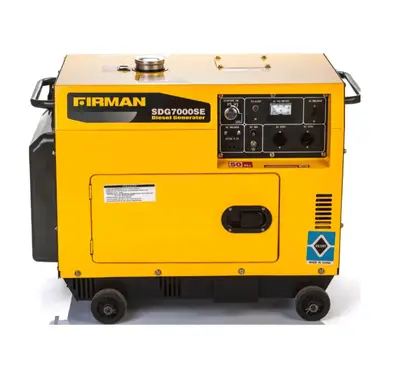 Sumec Firman SDG7000SE 5kVA Diesel Soundproof Generator (Key Start)