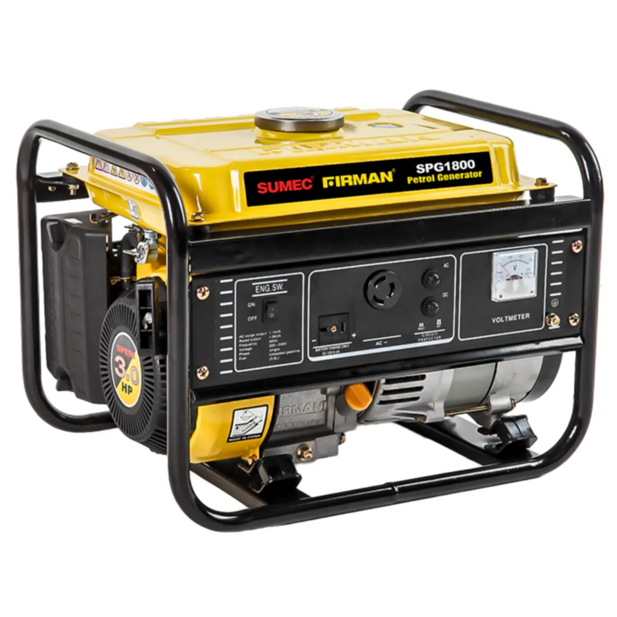 Sumec Firman SPG1800 1kVA Petrol Generator (Manual Start)