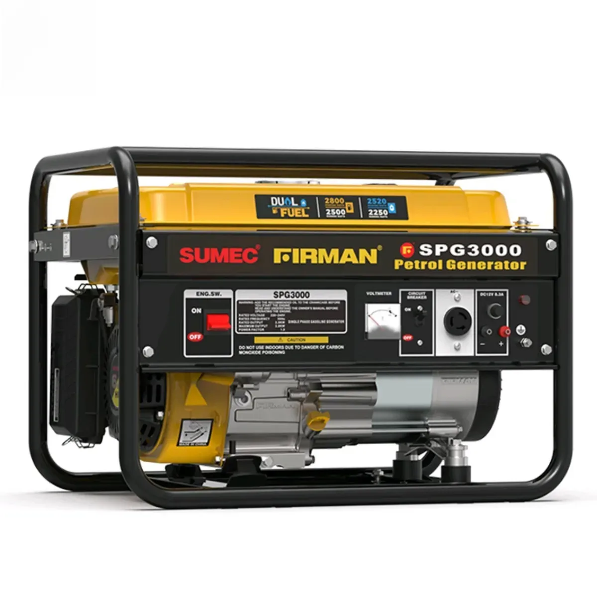 Sumec Firman SPG3000 2.5kVA Dual Fuel Generator (Manual Start)