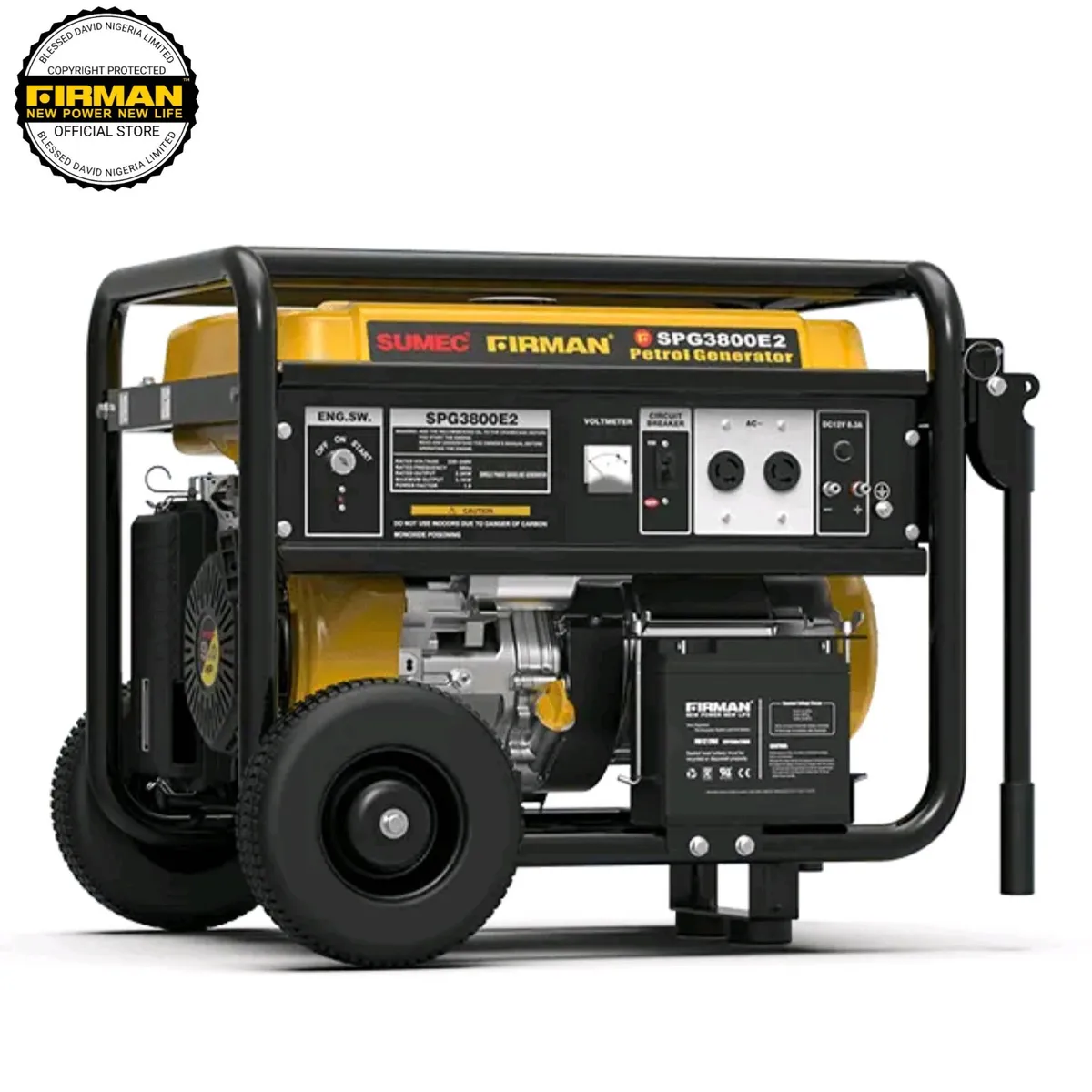 Sumec Firman SPG3800E2 3.5kVA Petrol Generator (Key Start)