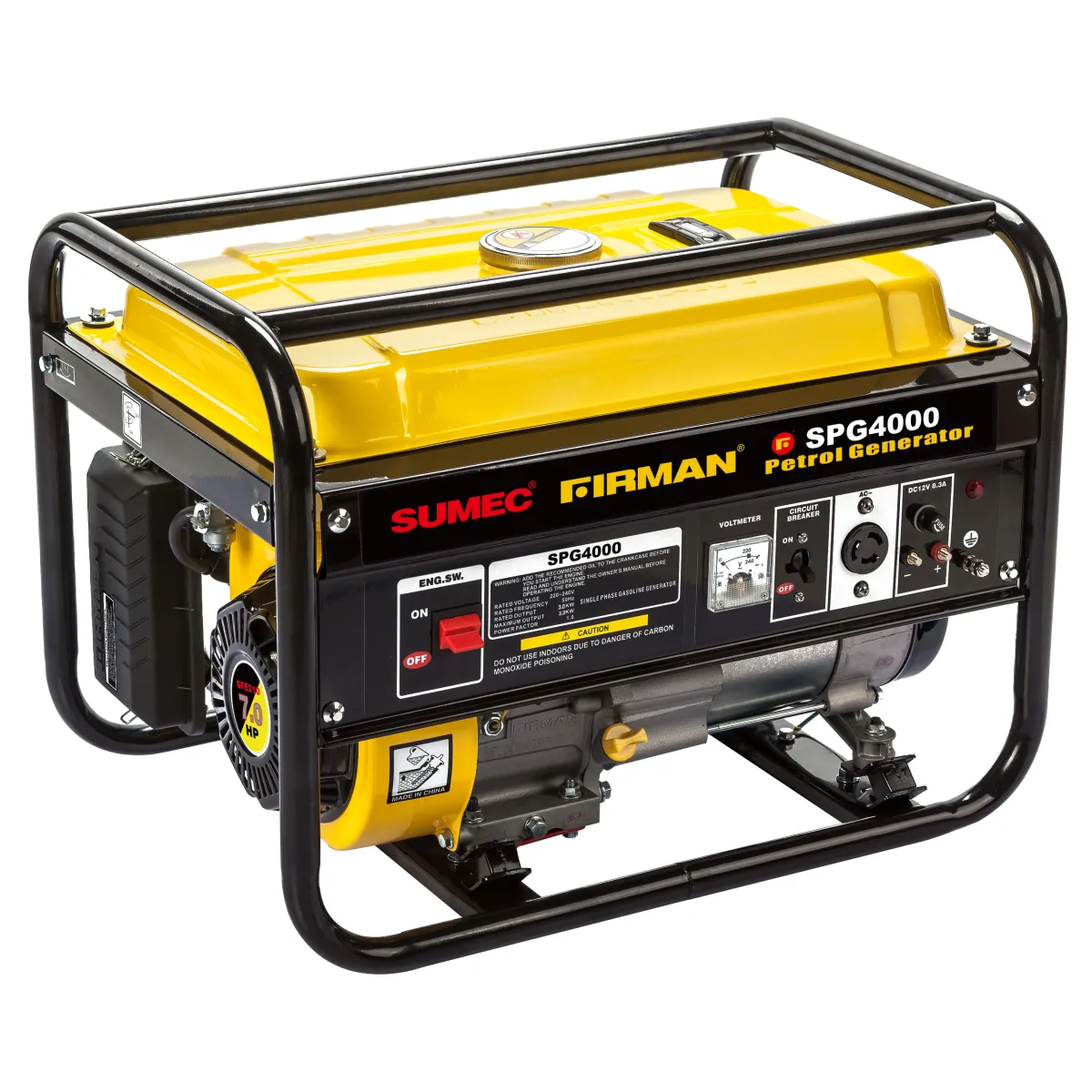 Sumec Firman SPG4000 3kVA Petrol Generator (Manual Start)