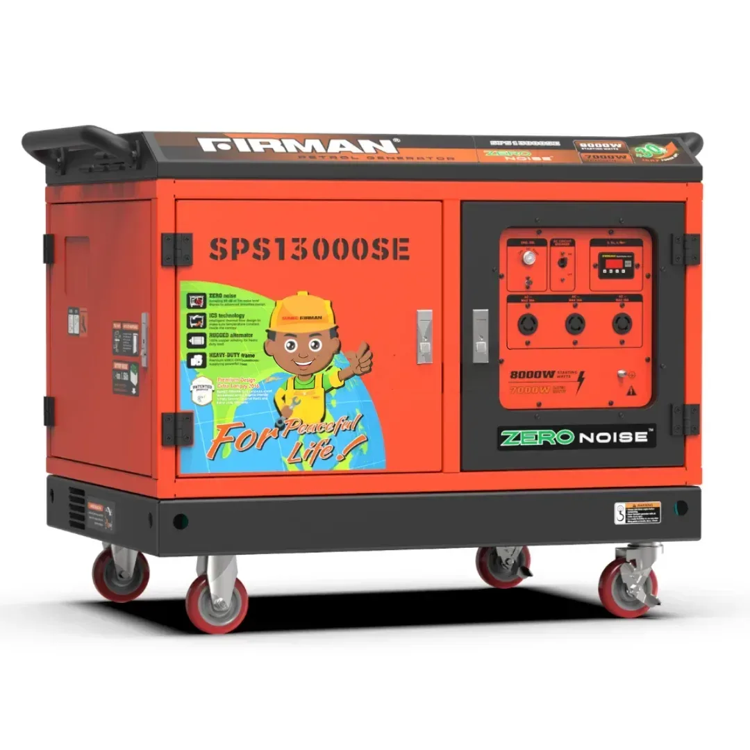 Sumec Firman SPS13000SE 8.7kVA Petrol Soundproof Generator (Key Start)