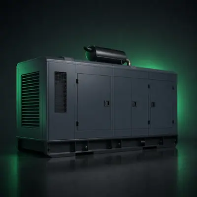 Industrial diesel generator